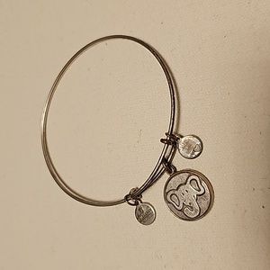 Alex and Ani Elephant Charm Bracelet
